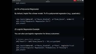lmplot in Python Seaborn - Concept | Coding Lab | Statistics Lab