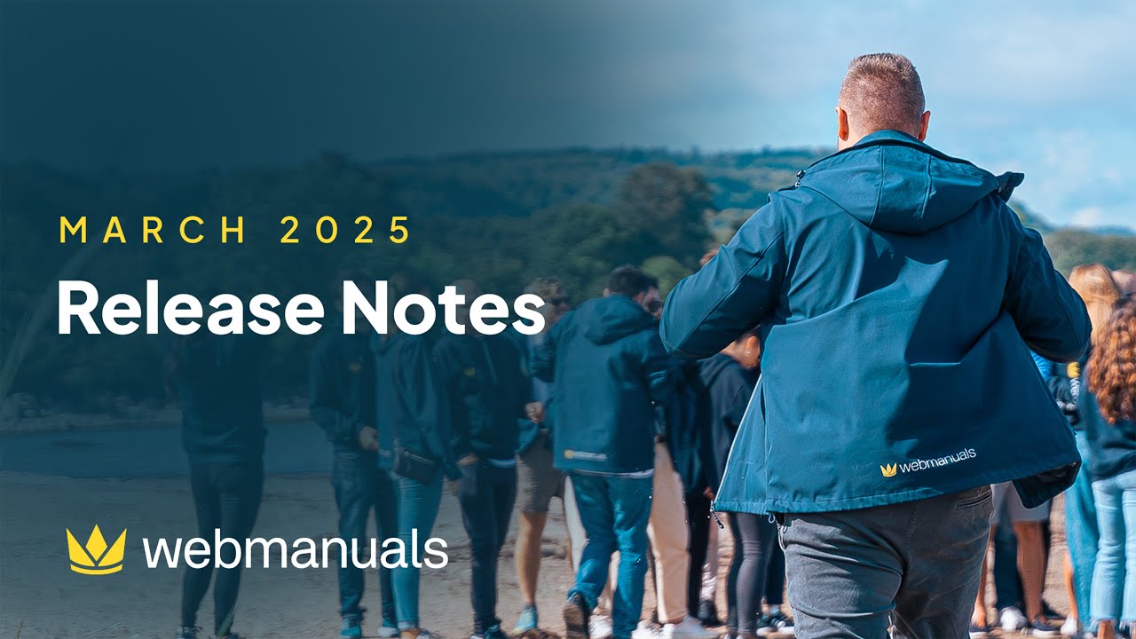Release Notes March 2025 Web Manuals Document Management System