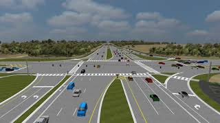 How to drive SR 82 Continuous Flow Intersection (CFI)