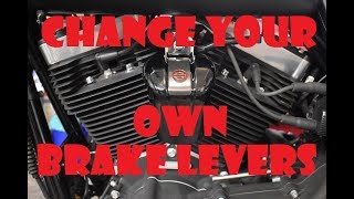 Changing Brake Levers on a Harley Davidson