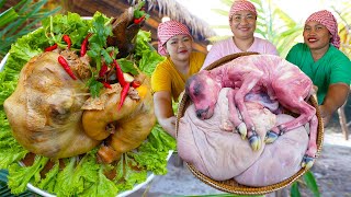 Cooking Most Delicious Beef Calf Recipe | Yummy Steam Beef Soup Chinese Recipe Style