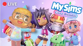 🔴 LIVE let's get our town to 5 stars! - mysims cozy bundle livestream