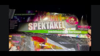 WECO Leucht-Spektakel Leuchtfeuerwerk Sortiment #fireworks #feuerwerk #silvester #unboxing #viral