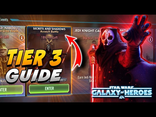Tier 3 Secrets And Shadows Assault Battle Guide I Finally Did It