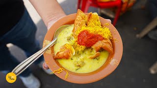 Most Famous Mauli Kadhi Samosa In Nashik Rs. 20/- Only l Nashik Street Food