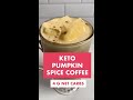 Keto Pumpkin Spice Coffee #shorts