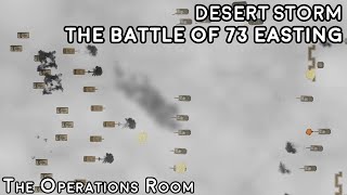 Desert Storm - The Ground War, Day 3 - The Great Tank Battle of 73 Easting - Animated