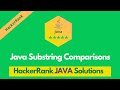 HackerRank Java Substring Comparisons problem solution in Java | Java problems solutions