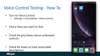 iOS Accessibility Testing for Devs using Voice Control