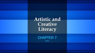 LESSON 7. Artistic and Creative Literacy