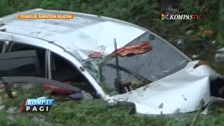 Diduga Sopir Mengantuk, Minibus Jatuh ke Sungai