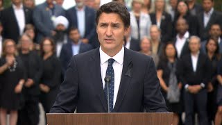 PM Justin Trudeau slams Pierre Poilievre's 'irresponsible' politics in N.B. speech