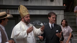 Johnny Dangerously (1984) Old Neighborhood With The Pope (Dom Deluise)