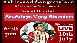 Raag Hemant ( Live Concert) by Aditya Bhandari