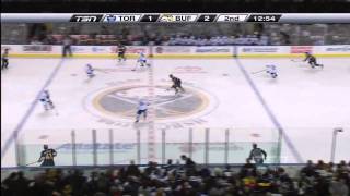 Vesa Toskala Horrible Goal Allowed to Toni Lydman (December 2009) HD NHL Video