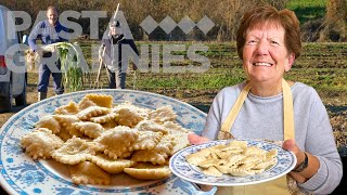 Enjoy Elsa's leek & sausage ravioli from Cervere | Pasta Grannies