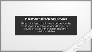 Secure Document Shredding Services
