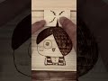 ウッドバーニング　ゲゲゲの鬼太郎を描いてみた！妖気を感じるぞっ！wood burning the kitaro of the gagege