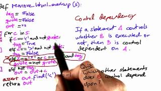 Control Dependency Solution - Software Debugging