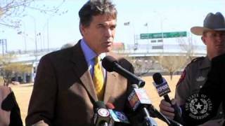 Gov. Perry Urges Legislature to Continue Funding Border Security