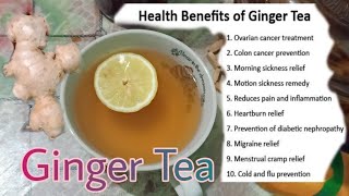 Ginger tea/ BEST HOME REMEDY for cough, cold and sore throat