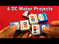 4 Creative DC Motor projects - Simple and Creative