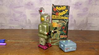 1950's Radar Robot Original Box Nomura Japan vintage