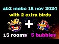 Angry birds 2 mighty eagle bootcamp Mebc 18 nov 2024 with 2 extra birds red+bubbles#ab2 mebc today