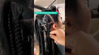 Quick braid tip for beginners #hairstyle #hair #haircare #trend #viralvideo #shorts #viralshort