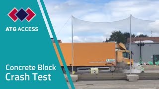 Concrete Block Crash Test Dekra Germany