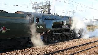 34046 Braunton at Peterborough Station November 2024.