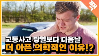 교통사고가 나면 사고당일보다 다음날이 더 아픈 이유!