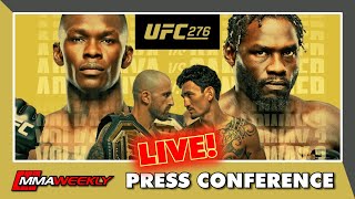 UFC 276 PRESS CONFERENCE: Adesanya vs Cannonier | Live
