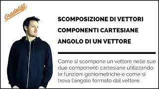 Componenti  Cartesiane di un Vettore: Scomposizione di Vettori in Fisica