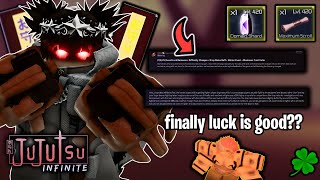 Jujutsu Infinite's Luck SYSTEM Just Got Buffed... (actually good???)