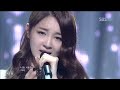 다비치 생각날 거야 @sbs inkigayo 인기가요 20120212