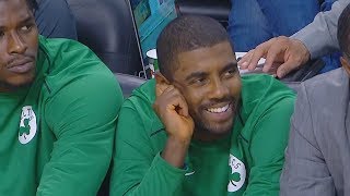 Kyrie Irving 1st Celtics Game With Gordon Hayward | 2017 NBA Preseason