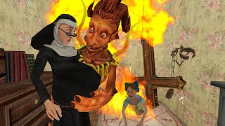 Evil Nun 2 Pregnant by the Devil funny animation part 139 Evil Nun 2 vs Mr  Meat