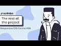 26. Taking a look at the rest of the project - Responsive CSS Tutorial