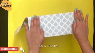 Waste shoebox craft idea / cardboard box craft idea easy - reuse shoe box craft / waste material