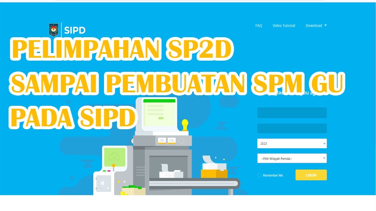 Pelimpahan Sp2d Sampai Pembuatan Spm Gu Pada Sipd Youtube