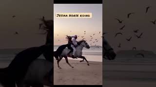 couple horse riding by a beautiful arabian couple #shorts #horseriding #galloping #coupleriders