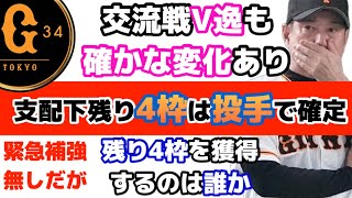 【支配下】残り4枠は『投手』と球団幹部が言及。