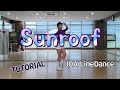 Sunroof LineDance(Tutorial) (Beginner) #평택조아라인댄스설명 #초급라인댄스