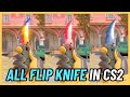 ★ FLIP KNIFE All Skins | CS2 In-Game [4K]