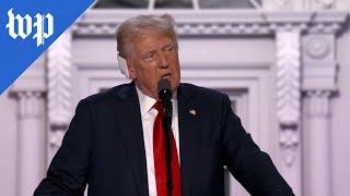 Trump’s RNC acceptance speech in under 4.5 minutes