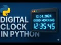 Python Digital Clock Tutorial 🐍 | Build a Real-Time Clock with Tkinter GUI
