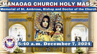 CATHOLIC MASS  OUR LADY OF MANAOAG CHURCH LIVE MASS TODAY Dec 7, 2024  5:01a.m. Holy Rosary