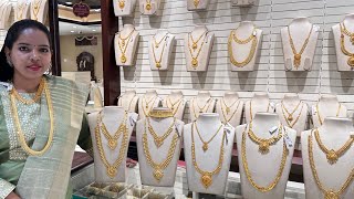 Budget Gold  Mullai Maalai Haram  Kasumaalai | Semi Gold Wedding Jewellery Set | lowest Wastage