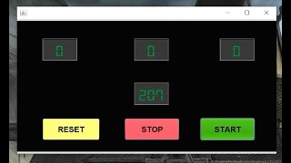 Stop watch by Java Netbeans